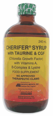 /philippines/image/info/cherifer syrup with taurine and cgf syr/240 ml?id=f2122263-8811-4895-b081-a20700fd3841